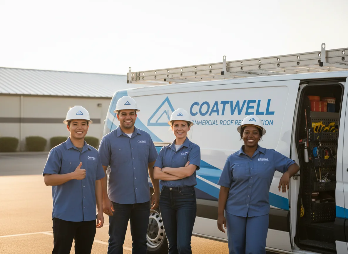 Commercial roof coating company in Candor, NY